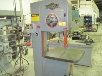 Description: Do-All Vertical band saw with blade -BidSpotter live internet auctions and auctioneers