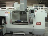 Description: 2002 Haas Vertical CNC Mill 30Hp, 28" x-BidSpotter live internet auctions and auctioneers