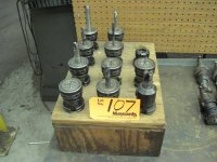 Description: (11) CAT 40 tool holders            -BidSpotter live internet auctions and auctioneers