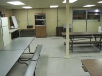 Description: Break room (3) tables, refrigerator, -BidSpotter live internet auctions and auctioneers