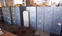 Description: LARGE LOT OF FILE CABINETS, DRAFTING TABLES, -BidSpotter live internet auctions and auctioneers
